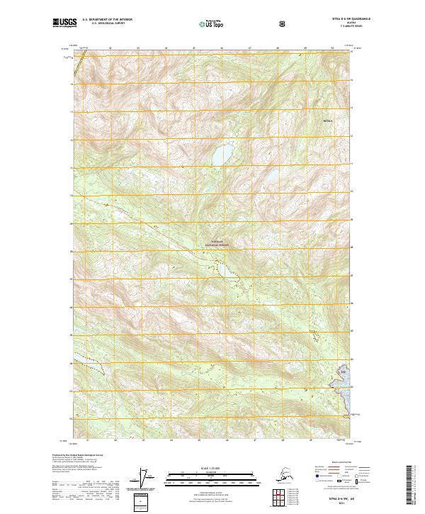 Sitka D-6 SW topographic map thumbnail