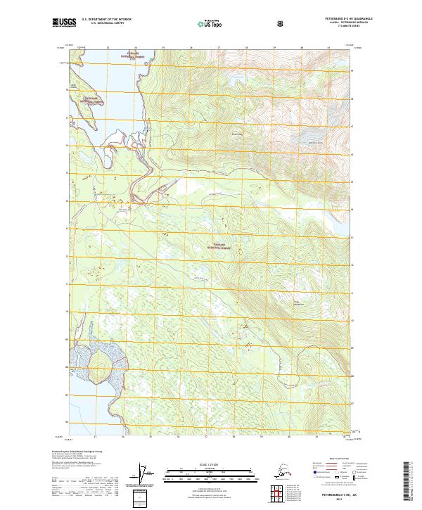 Petersburg D-3 NE 2021 topographic map thumbnail