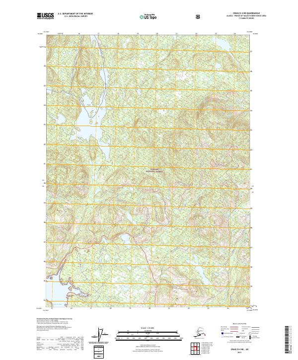 Craig D-4 NE 2021 topographic map thumbnail