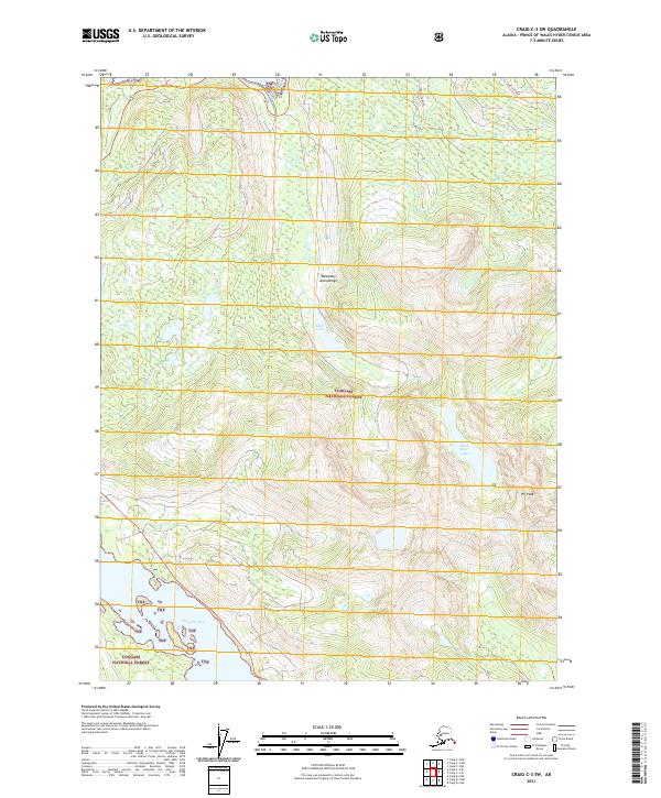 Craig C-3 SW 2021 topographic map thumbnail