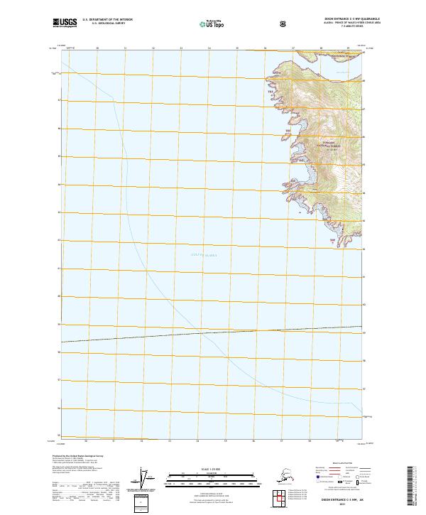 Dixon Entrance C-3 NW topographic map thumbnail