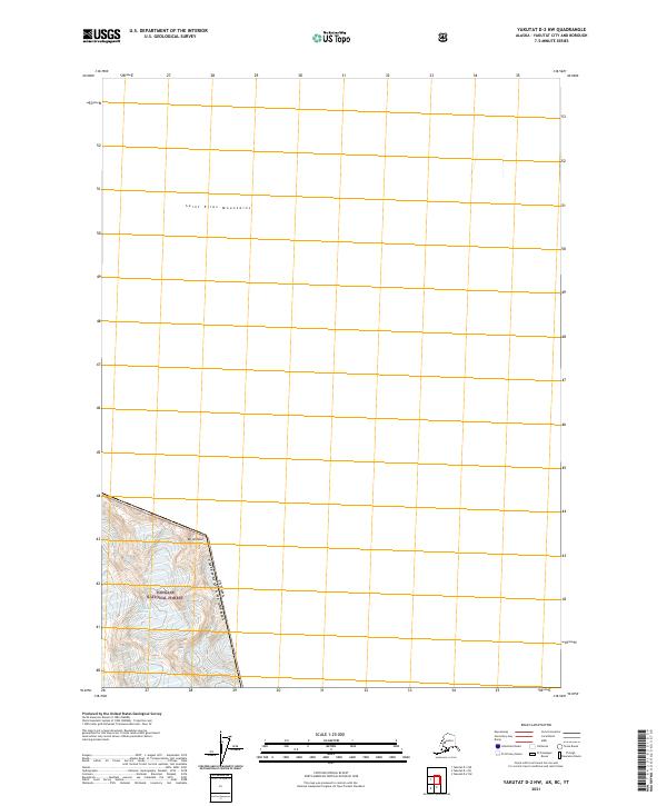 Yakutat D-2 NW topographic map thumbnail