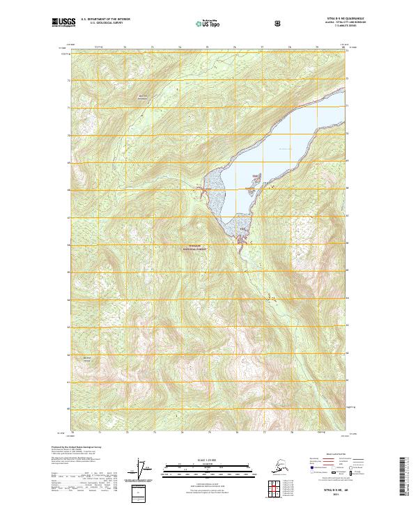 Sitka B-5 NE 2021 topographic map thumbnail