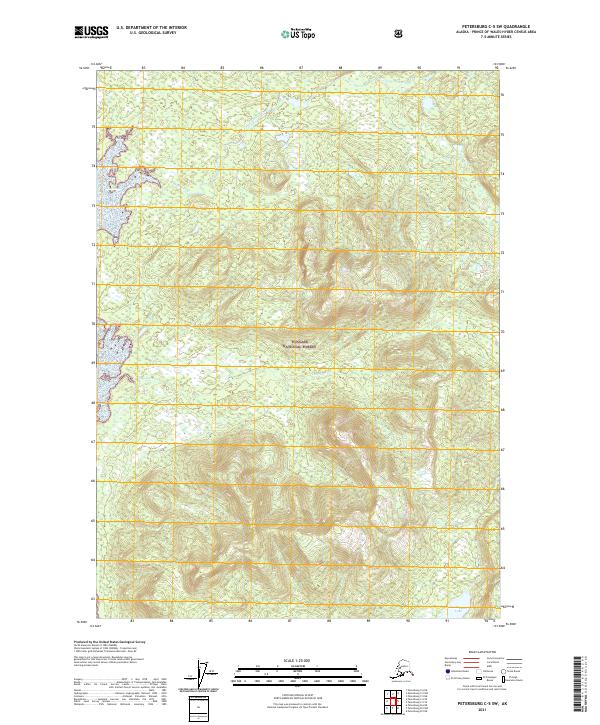 Petersburg C-5 SW topographic map thumbnail