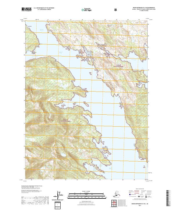 Dixon Entrance D-3 SE topographic map thumbnail