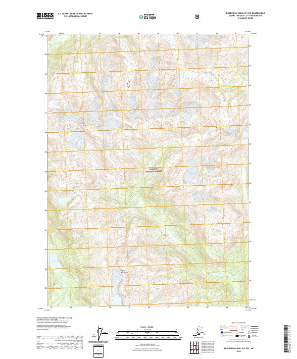 Bradfield Canal B-5 SW topographic map thumbnail