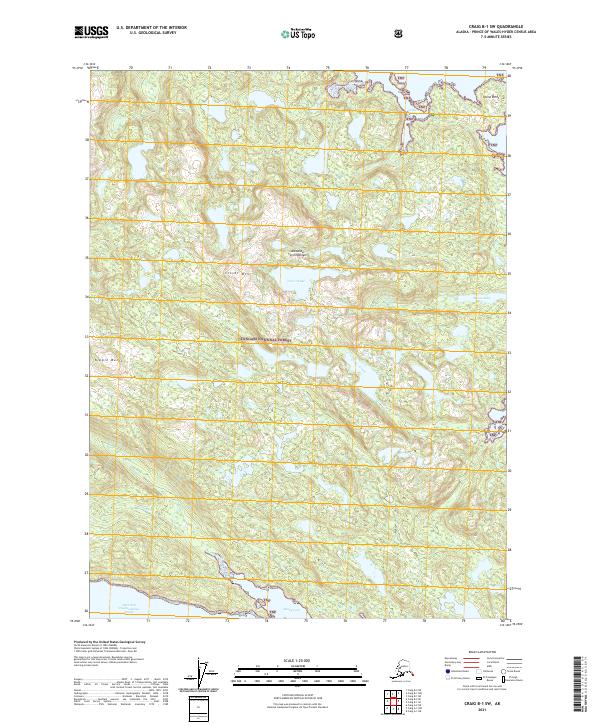 Craig B-1 SW topographic map thumbnail