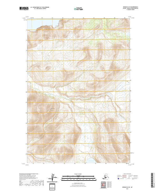 Kodiak D-6 SE topographic map thumbnail