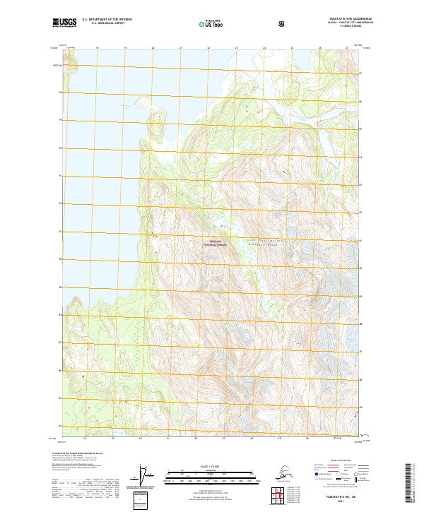 Yakutat B-3 NE topographic map thumbnail