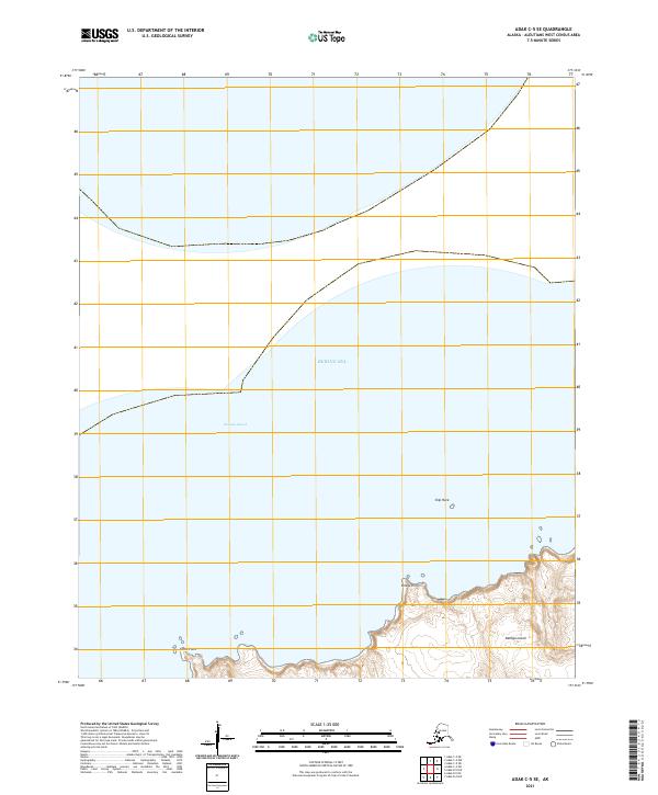 Adak C-5 SE topographic map thumbnail