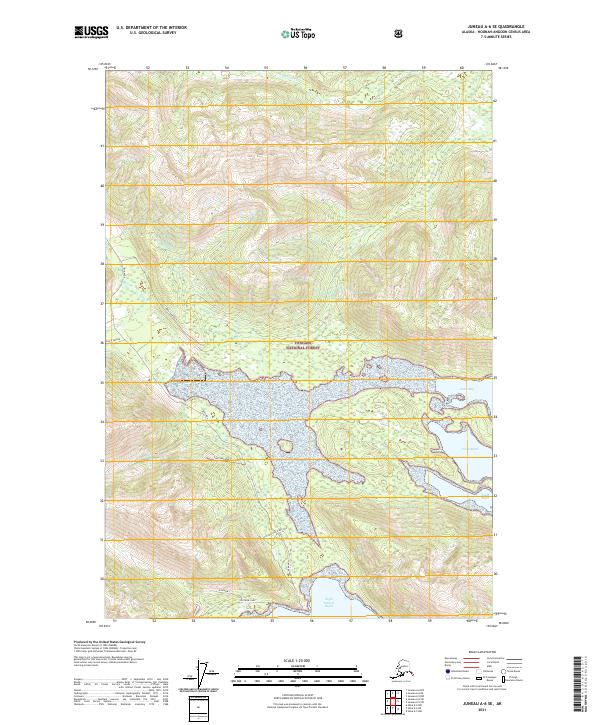 Juneau A-6 SE topographic map thumbnail