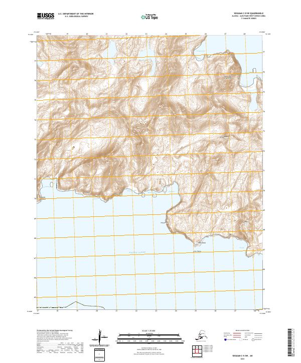 Seguam C-5 SW topographic map thumbnail