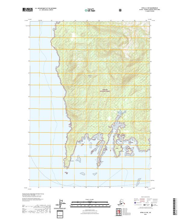 Sitka A-2 SW 2021 topographic map thumbnail