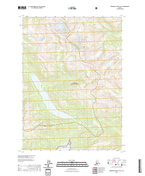Bradfield Canal A-5 SE topographic map thumbnail