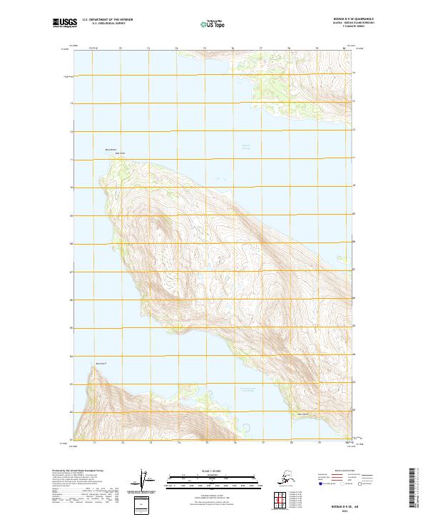 Kodiak D-5 SE 2021 topographic map thumbnail