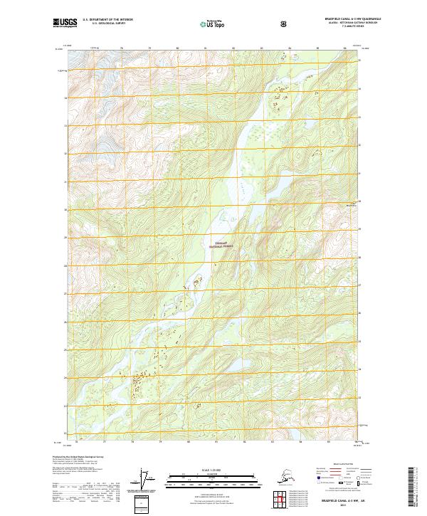 Bradfield Canal A-3 NW topographic map thumbnail
