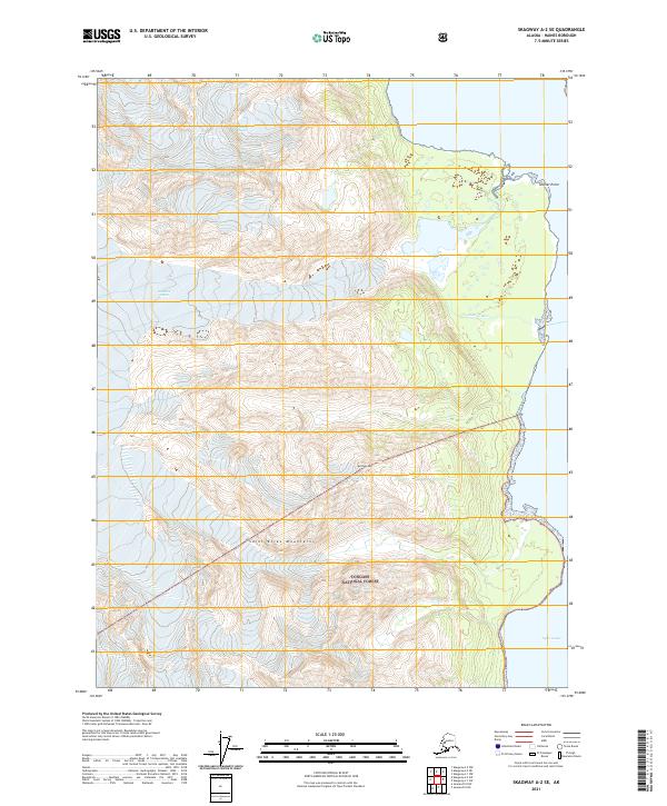 Skagway A-2 SE topographic map thumbnail