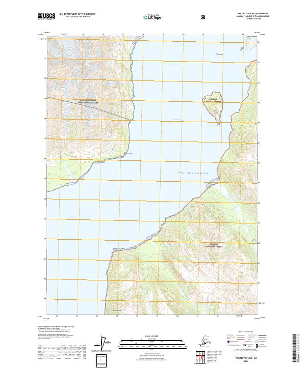 Yakutat D-5 NE topographic map thumbnail