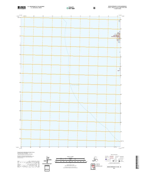Dixon Entrance D-4 NW topographic map thumbnail