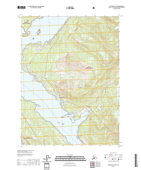 Ketchikan B-6 NE topographic map thumbnail