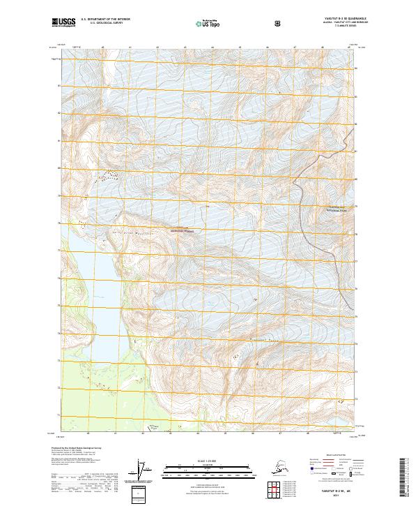 Yakutat B-2 SE topographic map thumbnail