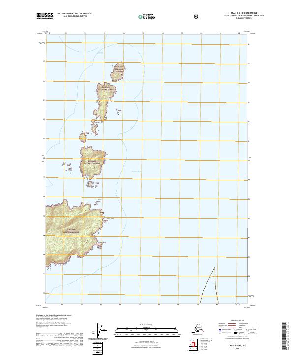 Craig D-7 NE topographic map thumbnail