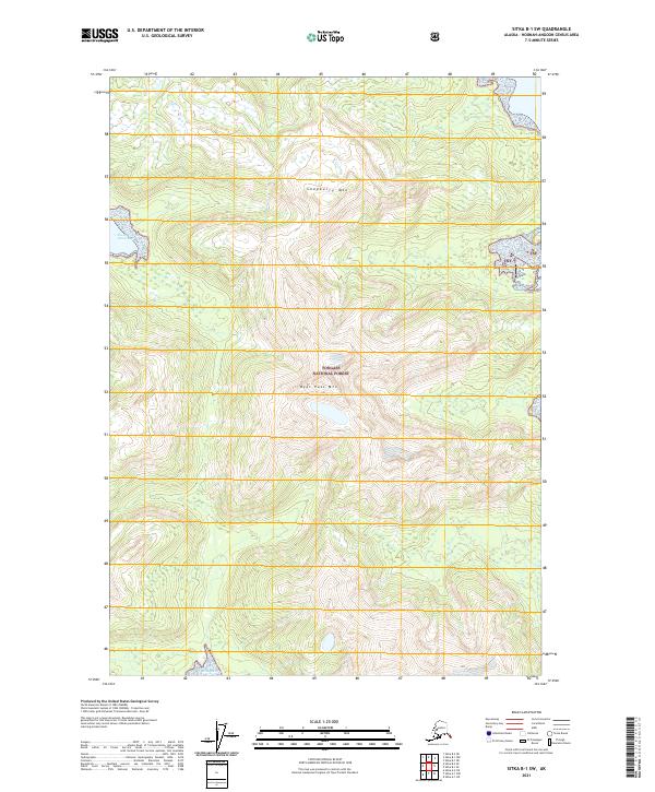 Sitka B-1 SW 2021 topographic map thumbnail