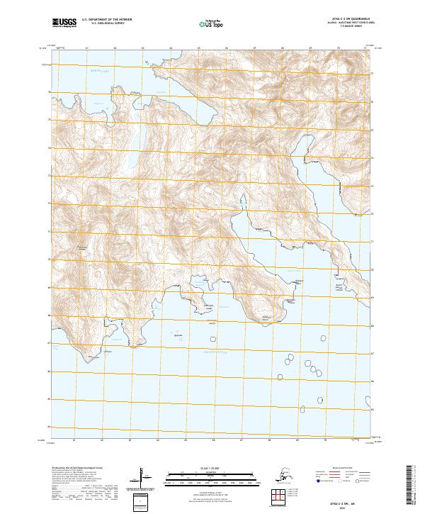 Atka C-2 SW topographic map thumbnail