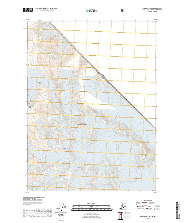 Yakutat C-1 SW topographic map thumbnail