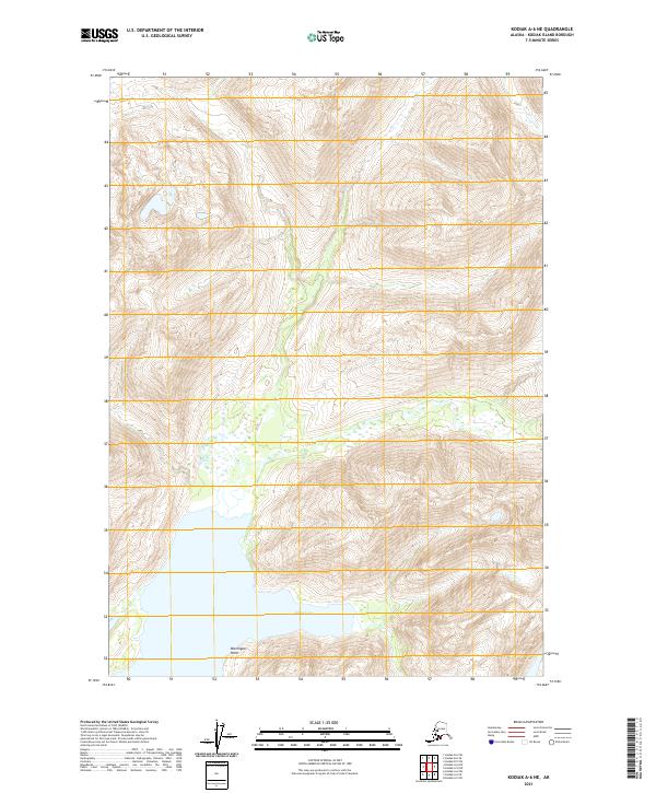 Kodiak A-6 NE topographic map thumbnail