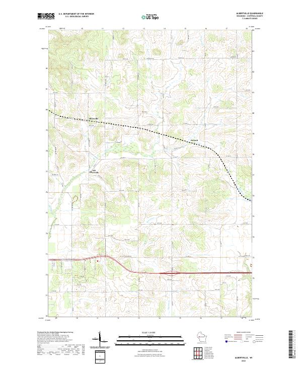 Albertville topographic map thumbnail