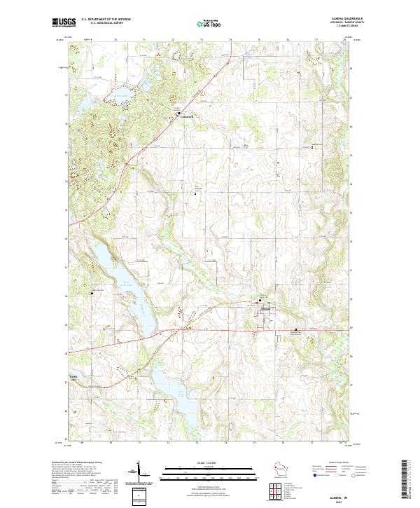 Almena topographic map thumbnail