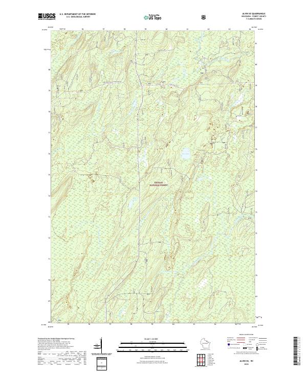 Alvin SE topographic map thumbnail