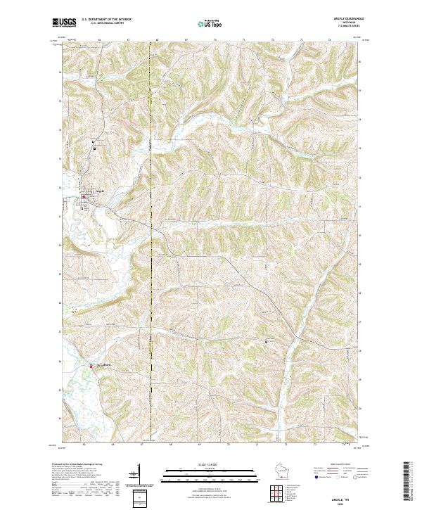 Argyle topographic map thumbnail