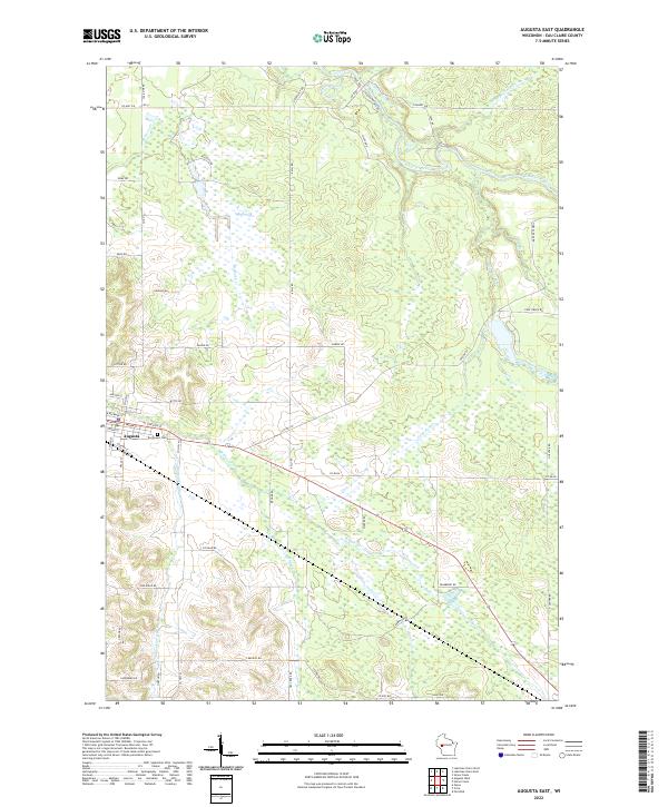 Augusta East topographic map thumbnail
