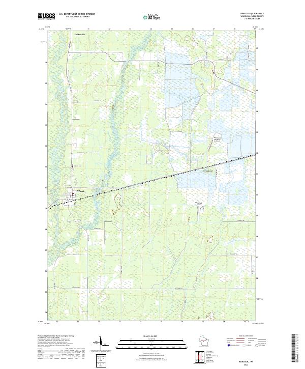 Babcock topographic map thumbnail