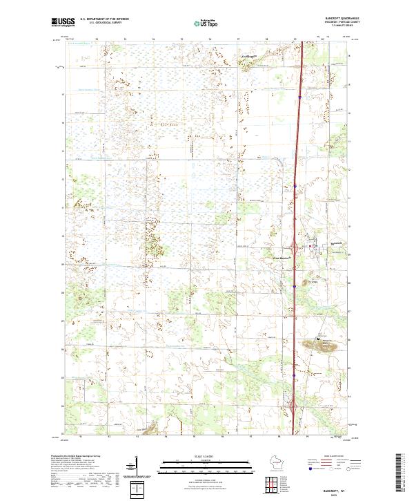 Bancroft topographic map thumbnail