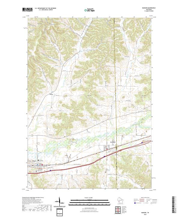 Bangor topographic map thumbnail