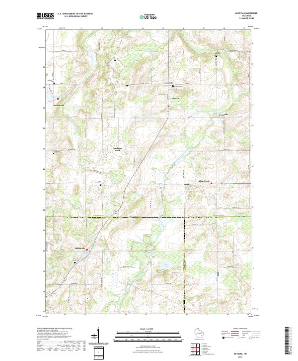 Batavia topographic map thumbnail