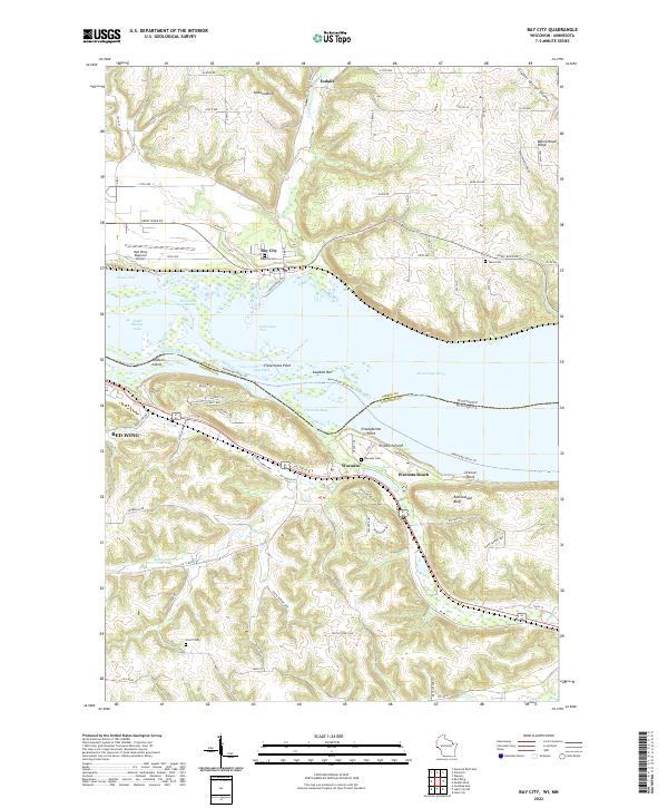 Bay City topographic map thumbnail