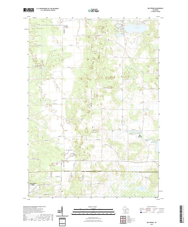 Big Spring topographic map thumbnail