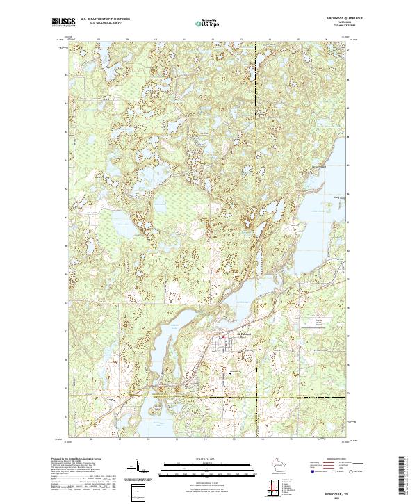 Birchwood topographic map thumbnail