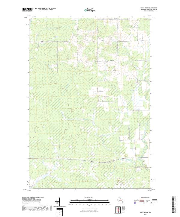 Black Brook topographic map thumbnail