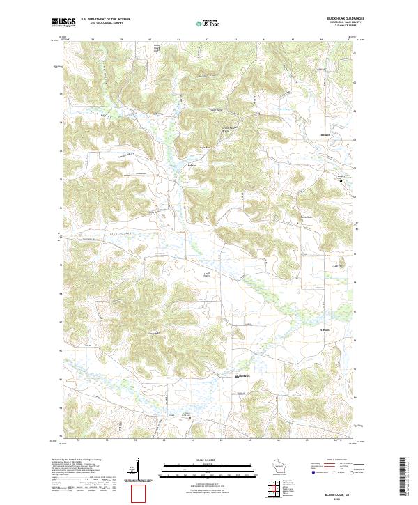 Black Hawk topographic map thumbnail