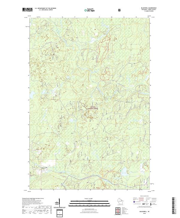 Blackwell topographic map thumbnail