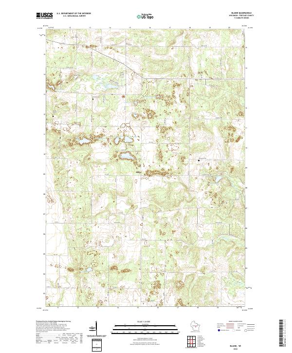 Blaine topographic map thumbnail
