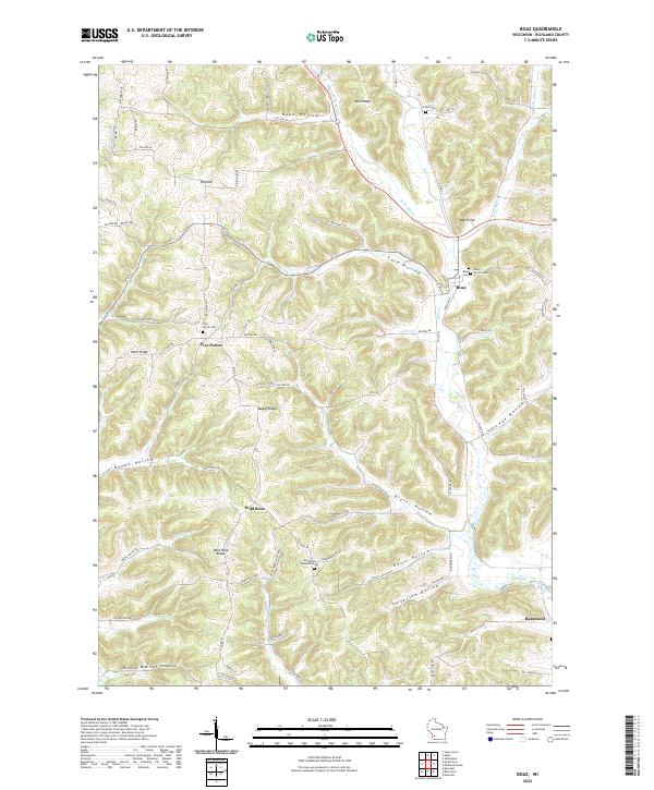 Boaz topographic map thumbnail
