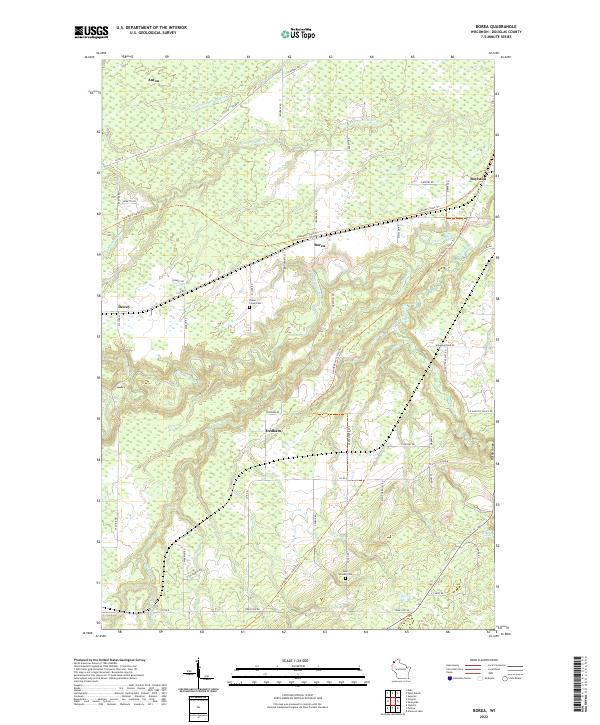 Borea topographic map thumbnail
