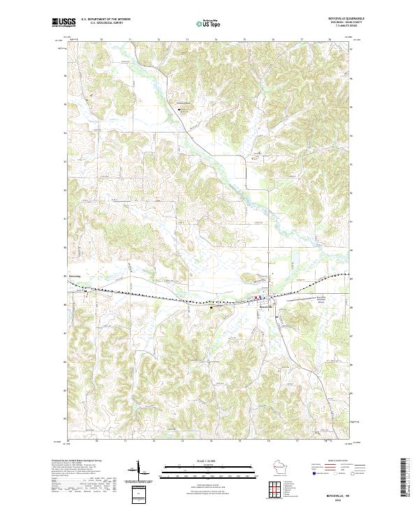 Boyceville topographic map thumbnail