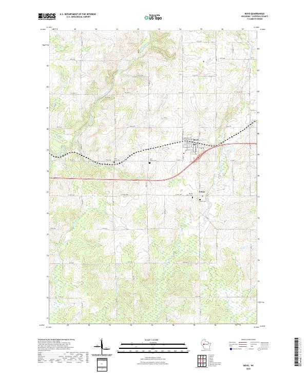 Boyd topographic map thumbnail